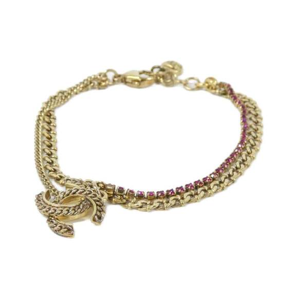CHANEL Pink Charm Bracelet